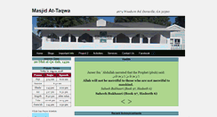 Desktop Screenshot of masjidattaqwaatlanta.com
